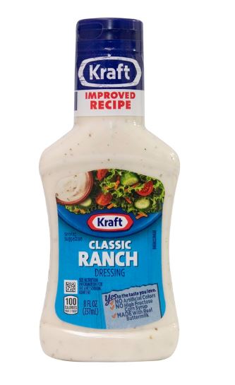 DRES/RANCH/KRAFT 8OZ
